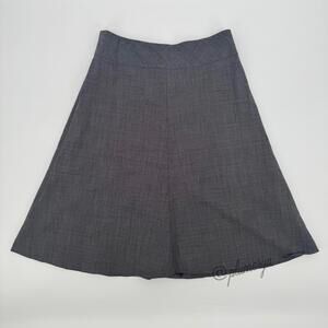 Banana Republic Women’s Stretch Wool Blend A-Line Gray Neutral Skirt Size 6